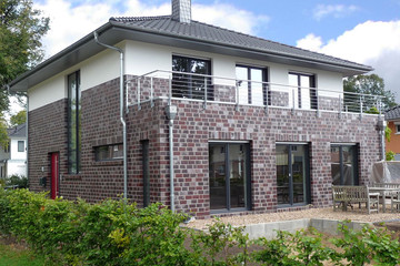 Residential houses made of Oxford brick