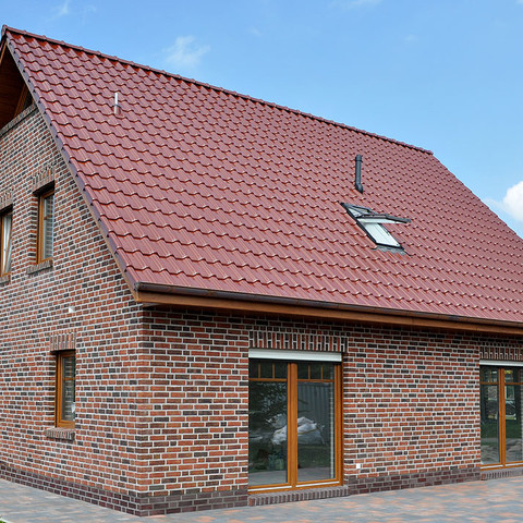 Single-family house made of Formback brick