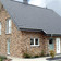 Single-family houses made of Moorbrand peat shaded brick