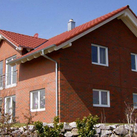 Single-family houses made of Westerwald brick