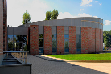 Krakow University made of shaded smooth Canberra brick